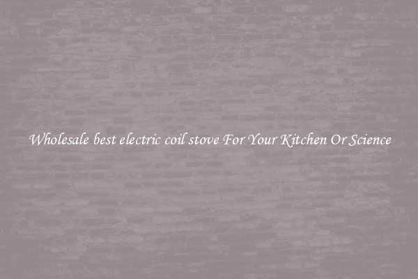Wholesale best electric coil stove For Your Kitchen Or Science