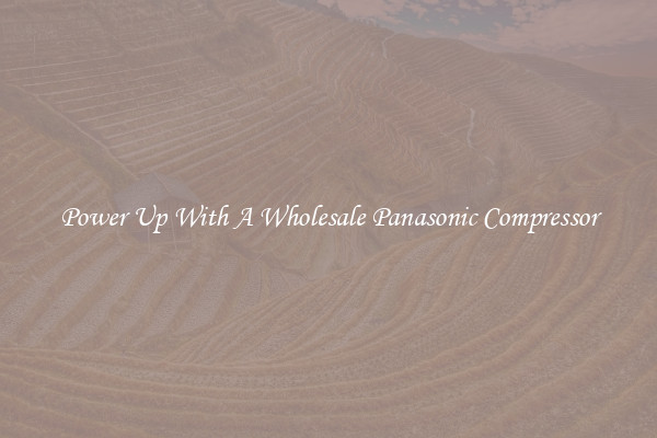 Power Up With A Wholesale Panasonic Compressor